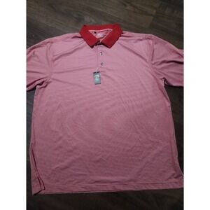 Monterey Club Dry Swing Men's Polo Golf Shirt‎ red Short Sleeve Size 3XL  NWT